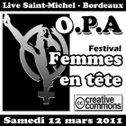 O.P.A. (Orchestre Poétique d'Avant-guerre - Bordeaux) Live à Saint Michel (Bordeaux / 2011) [Pochette recto]