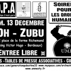 O.P.A. (Orchestre Poétique d'Avant-guerre - Bordeaux) Affiche concert au Z'Ubu (2008)