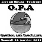 O.P.A. (Orchestre Poétique d'Avant-guerre - Bordeaux) Live au Bikini (Toulouse / 2011) [Pochette recto]