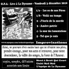 O.P.A. (Orchestre Poétique d'Avant-guerre - Bordeaux) Live à La Dynamo (Toulouse / 2010) [Poster recto]