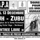 O.P.A. (Orchestre Poétique d'Avant-guerre - Bordeaux) Affiche concert au Z'Ubu (2008)