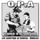 O.P.A. (Orchestre Poétique d'Avant-guerre - Bordeaux) Live au Samovar (2008) [Pochette recto]